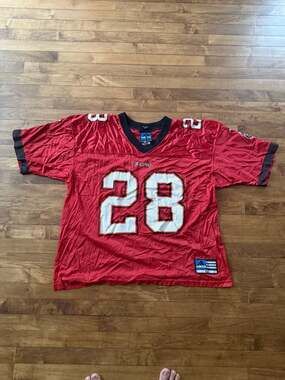 Vintage Tampa Bay Buccaneers Warrick Dunn #28 Adidas Jersey Size XL